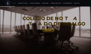 Colegiodenotarioshidalgo.org.mx thumbnail