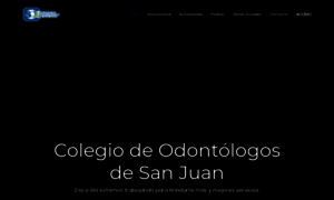 Colegiodeodontologosdesanjuan.org thumbnail