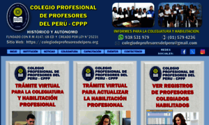 Colegiodeprofesoresdelperu.org thumbnail