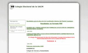 Colegioelectoral.uacm.edu.mx thumbnail