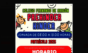 Colegiofernandodearagon.cl thumbnail
