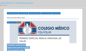 Colegiomedicoiquique.cl thumbnail