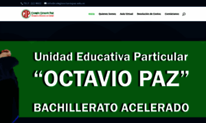 Colegiooctaviopaz.edu.ec thumbnail