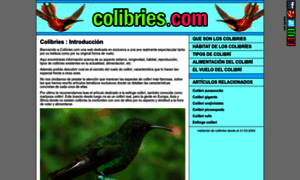 Colibries.com thumbnail