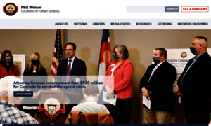 Coloradoattorneygeneral.gov thumbnail