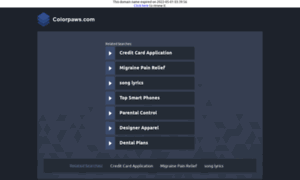 Colorpaws.com thumbnail