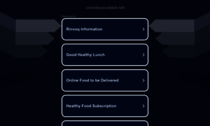 Comidasaludable.net thumbnail