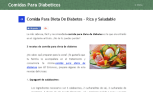 Comidasparadiabeticos.org thumbnail