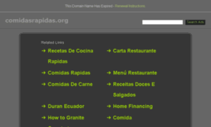 Comidasrapidas.org thumbnail