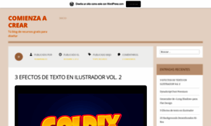 Comienzaacrear.wordpress.com thumbnail
