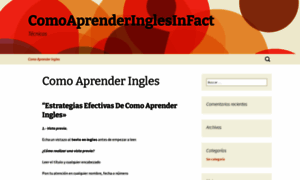 Comoaprenderinglesinfact.wordpress.com thumbnail