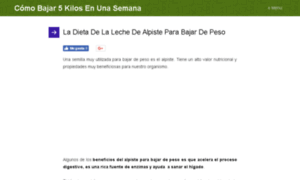Comobajar5kilosenunasemana.com thumbnail