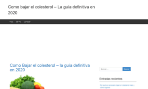 Comobajarcolesterol.com thumbnail