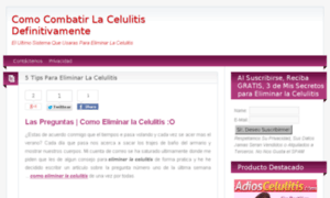 Comocombatirlacelulitis.com thumbnail