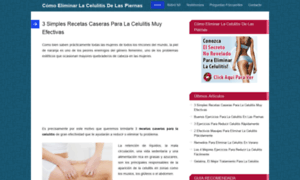 Comoeliminarlacelulitisdelaspiernas.org thumbnail
