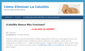 Comoeliminarlacelulitisweb.com thumbnail
