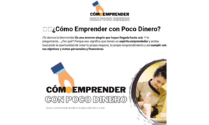 Comoemprenderconpocodinero.com thumbnail