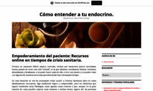 Comoentenderatuendocrino.wordpress.com thumbnail