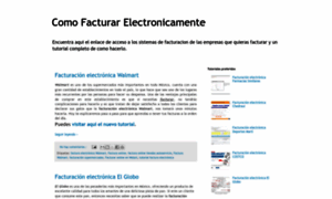 Comofacturarelectronicamente.blogspot.com thumbnail