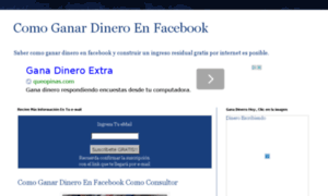 Comoganardineroenfacebookconunapagina.blogspot.com thumbnail