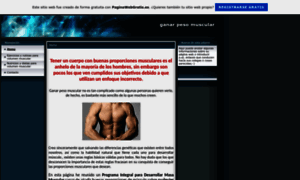 Comoganarpesomuscular.es.tl thumbnail