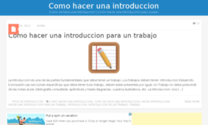 Comohacerunaintroduccion.net thumbnail