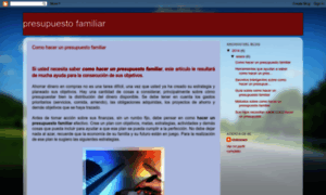 Comohacerunpresupuestofamiliar.blogspot.com thumbnail
