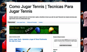 Comojugartennisfacilmente.blogspot.mx thumbnail
