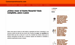 Comorezarelrosario.com thumbnail