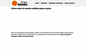 Comorezarelrosario.org thumbnail