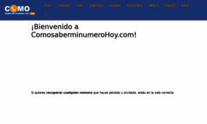 Comosaberminumerohoy.com thumbnail