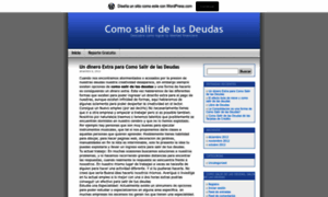Comosalirdelasdeudas1.wordpress.com thumbnail