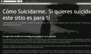 Comosuicidarme.com thumbnail