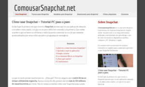 Comousarsnapchat.net thumbnail