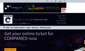 Compamed-tradefair.com thumbnail