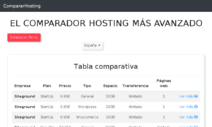 Compararhosting.website thumbnail