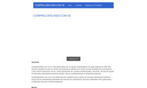 Compraloenlinea.com.ve thumbnail