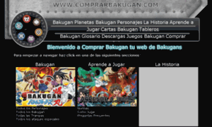 Comprarbakugan.com thumbnail