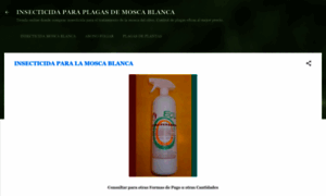 Comprarinsecticidamoscablanca.blogspot.com.es thumbnail