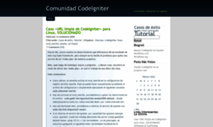 Comunidadcodeigniter.wordpress.com thumbnail