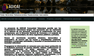Comunidadvalenciana.adicae.net thumbnail