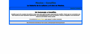 Conafilm.org.mx thumbnail