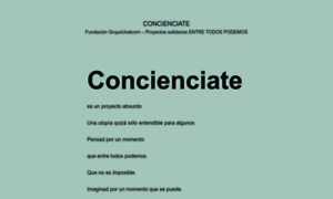 Concienciate.com thumbnail