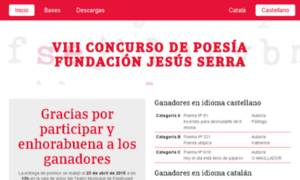 Concursopoesiajesusserra.com thumbnail