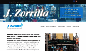 Confeccioneszorrilla.com thumbnail