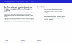 Configurationdemail.es thumbnail