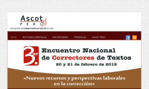 Congresocorrectoresperu.org thumbnail