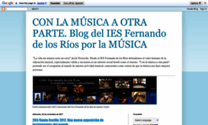 Conlamusicaaotraparteiesfrios.blogspot.com.es thumbnail