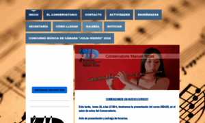 Conservatoriomanuelrojas.org thumbnail