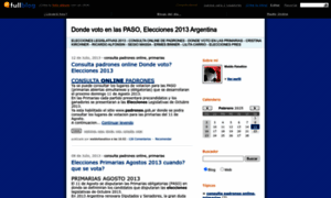 Consultadondevoto.fullblog.com.ar thumbnail